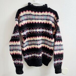 Woolrich Vintage 90's Wool Roll Neck Knitted Sweater